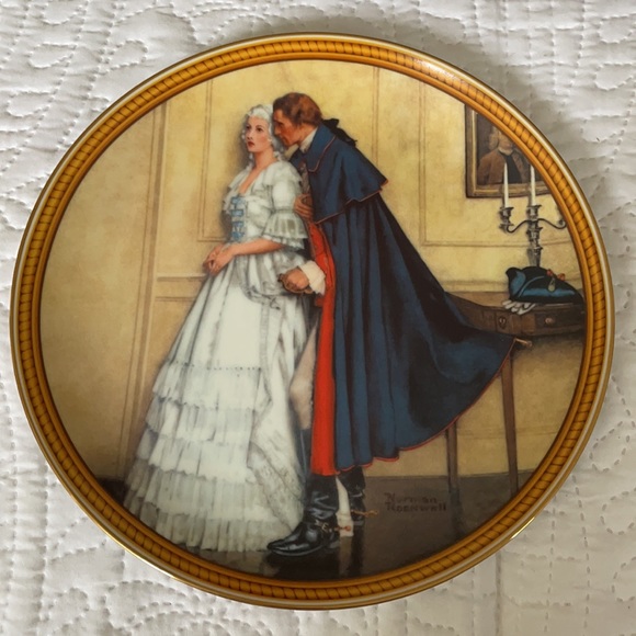 Norman Rockwell sponsored collector plate - Picture 2 of 5
